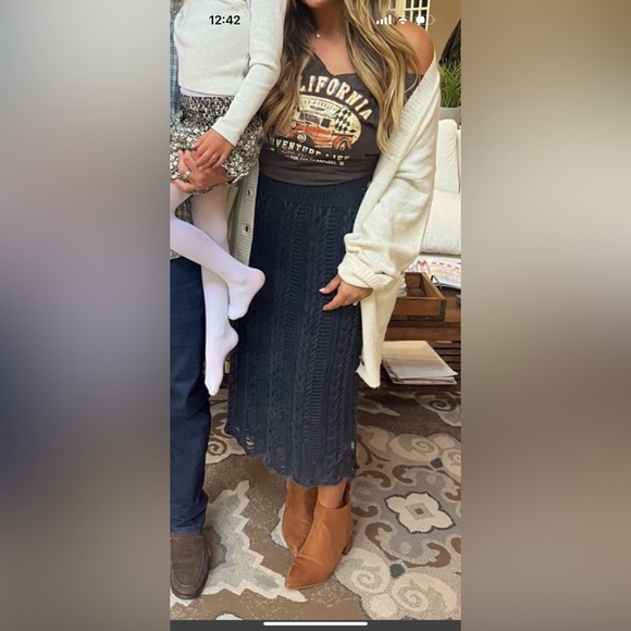 Free People Knitted Skirt - Picture 3 of 3